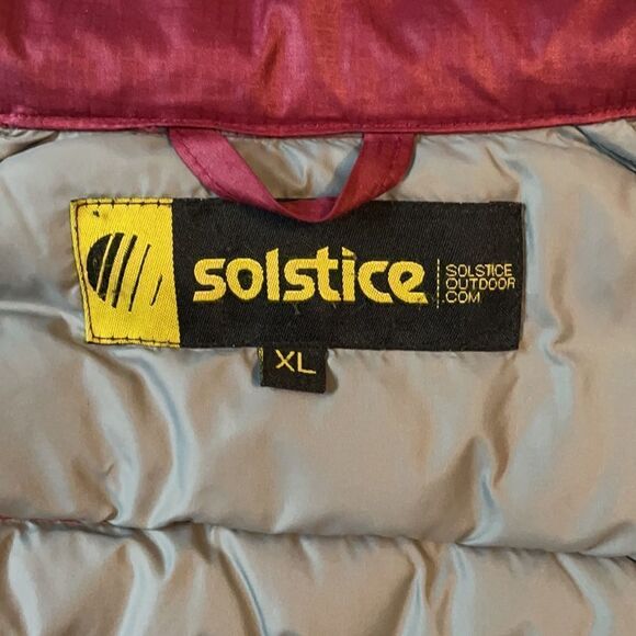 SOLSTICE Woman’s XL Down filled Puffer Coat - Picture 4 of 8